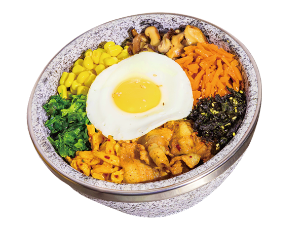 辣猪肉煎蛋拌饭